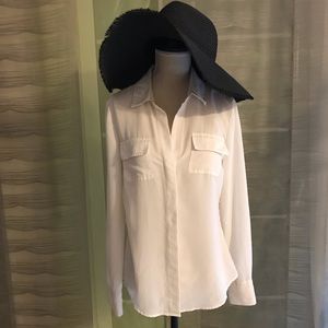 Off white button up